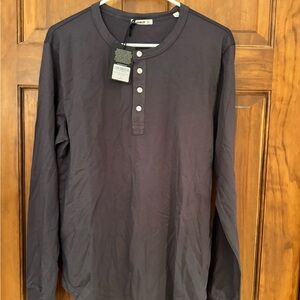 Buck mason long sleeve Henley t-shirt